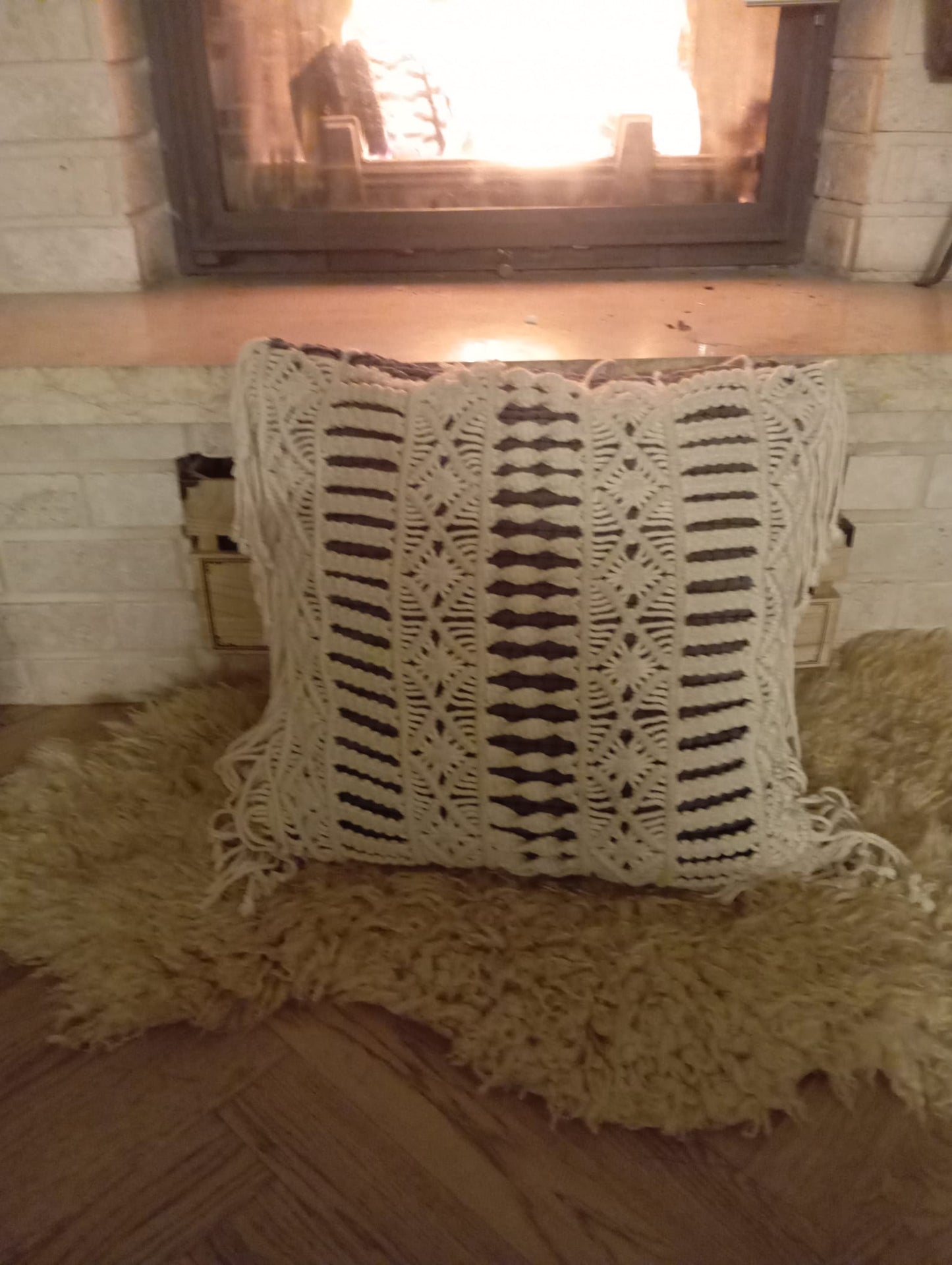 Macrame for the pillow